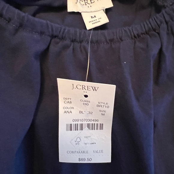 Womens J.Crew Navy Top - Picture 6 of 6